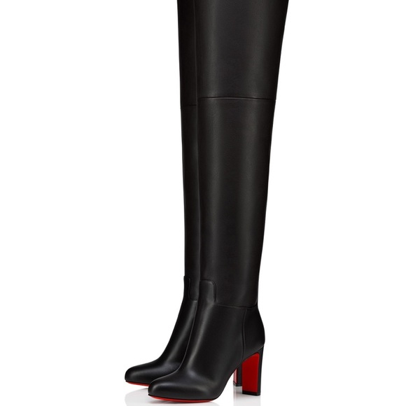 Christian Louboutin Black Over the Knee Boots - Picture 10 of 10